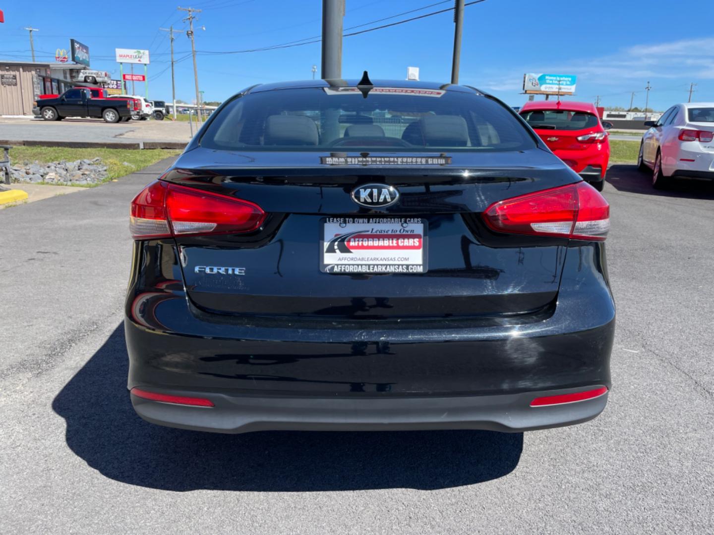 2017 Black Kia Forte (3KPFK4A77HE) with an 4-Cyl, 2.0 Liter engine, Automatic, 6-Spd transmission, located at 8008 Warden Rd, Sherwood, AR, 72120, (501) 801-6100, 34.830078, -92.186684 - Photo#5